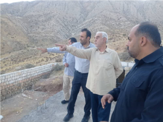 بازدید مدیرکل حفظ آثار و نشر ارزش‌های دفاع مقدس و مقاومت استان فارس از پروژه‌های شاخص بوستان کوهستانی دراک