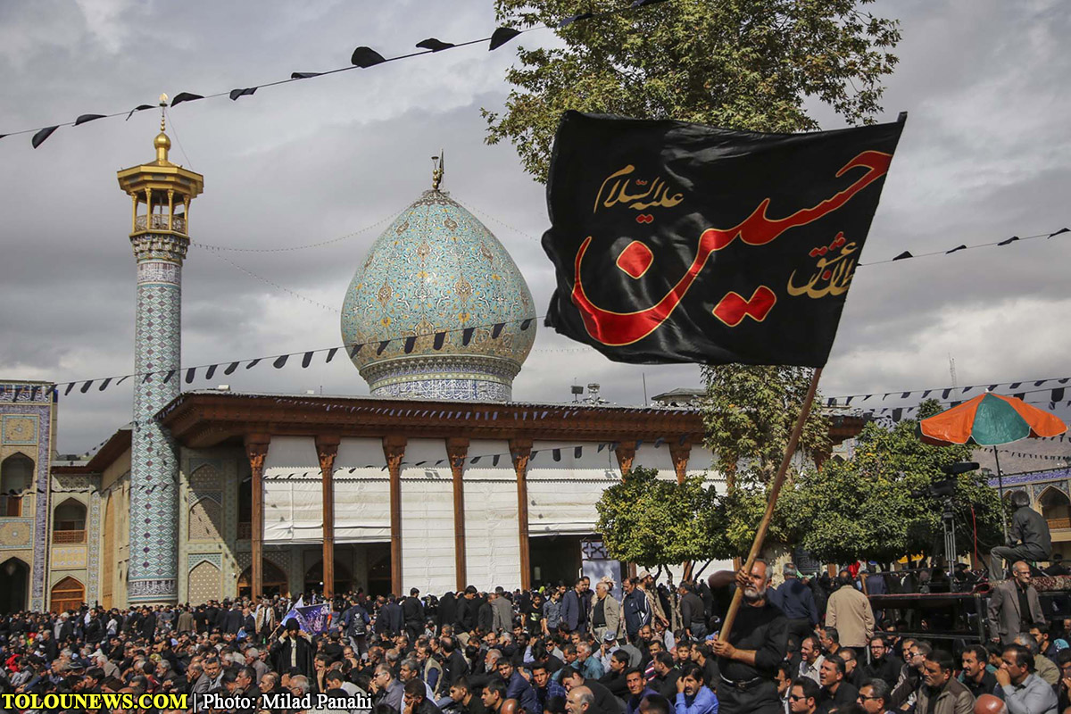 عزاداری اربعین حسینی در حرم شاهچراغ(ع)/ عکس: میلاد پناهی