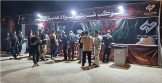خدمت بی‌وقفه شرکت فولاد غدیر نی‌ریز در مسیر وداع امام شهید