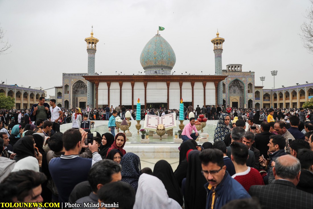 مراسم تحویل سال در شیراز/ عکس: میلاد پناهی