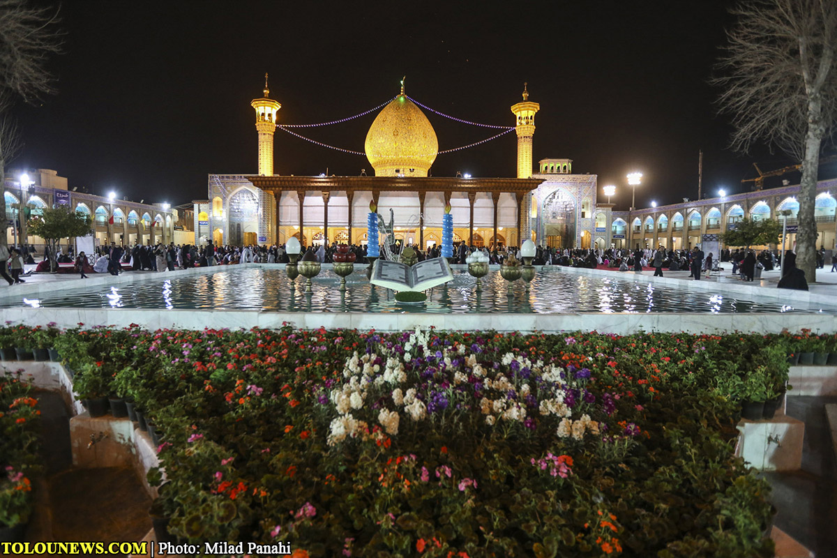 تحویل سال 1398 در حرم شاهچراغ(ع)/ عکس: میلاد پناهی