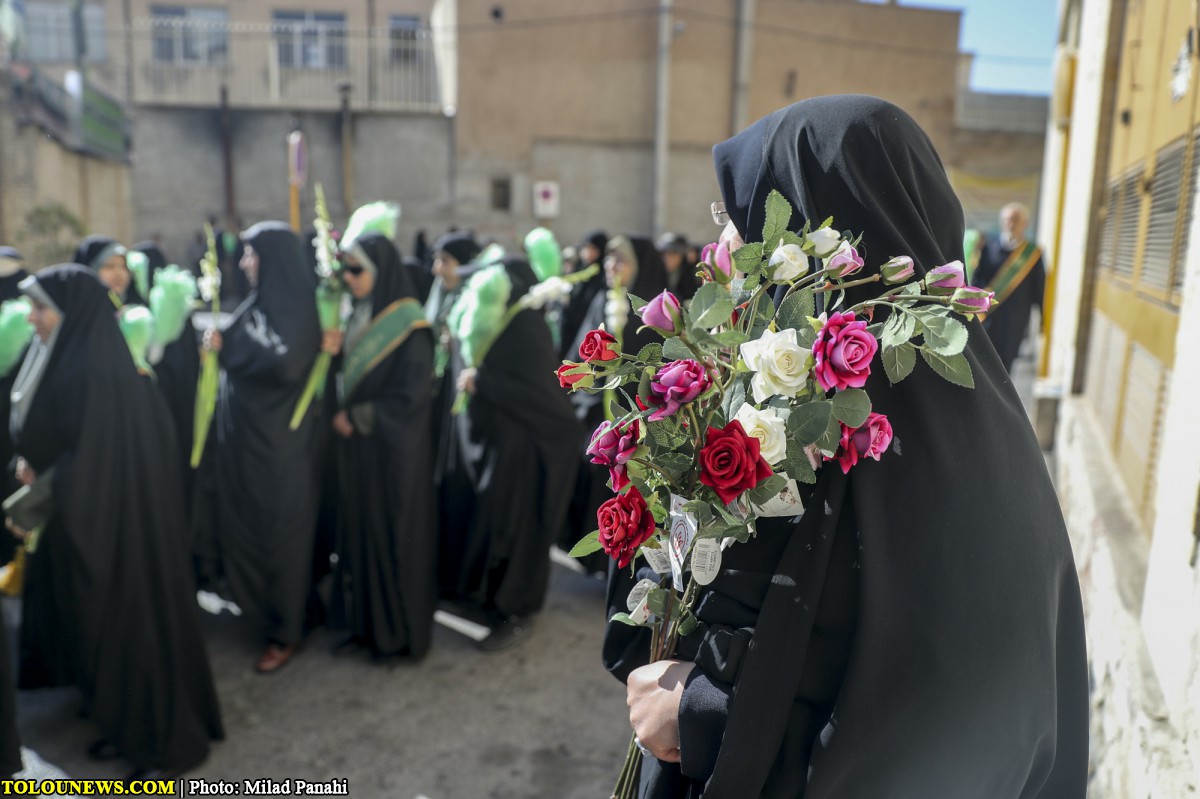 پیاده روی دسته جمعی بانوان به مناسبت روز دختر/ عکس: میلاد پناهی