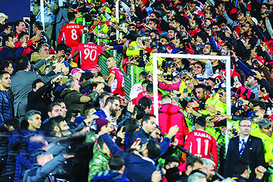 ۷۴۳ مصدوم طی بازی پرسپولیس- کاشیما