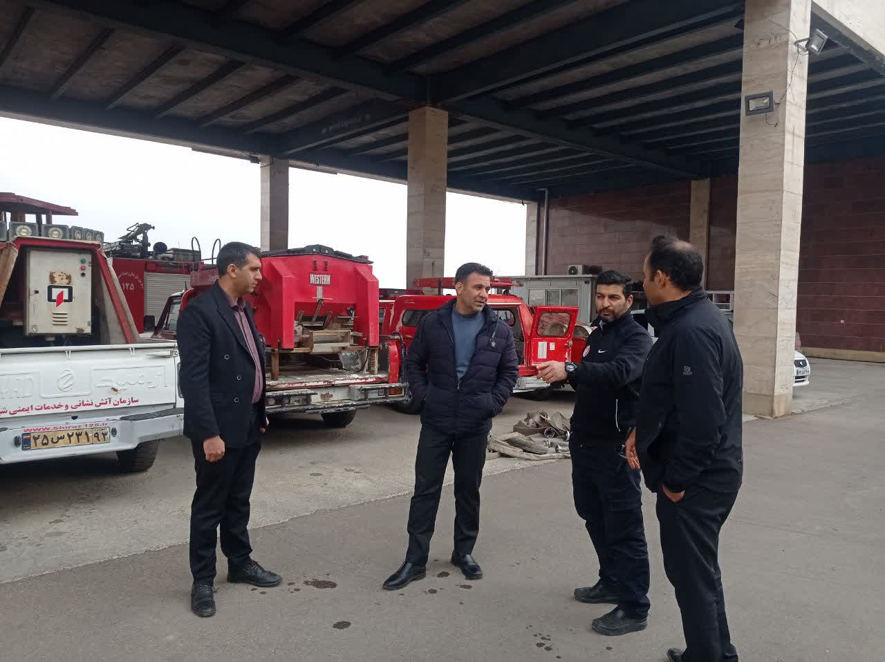 پیگیری رفع برخی مشکلات ایستگاه آتش‌نشانی دراک