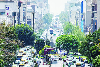 جولان آلاینده ازن در هوای گرم پایتخت