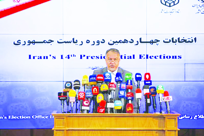 میزان مشارکت در انتخابات ریاست جمهوری ۴۰ درصد اعلام شد