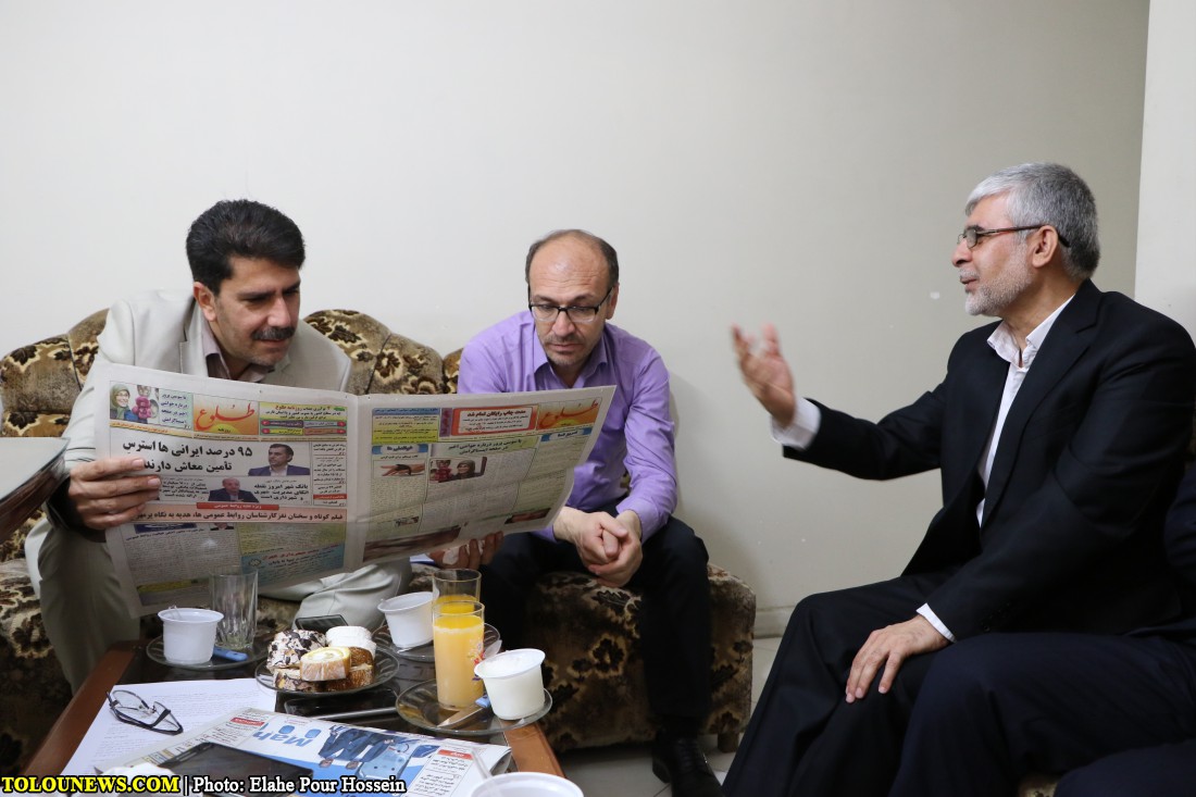 بازدید مدیرکل انتقال خون فارس از دفتر روزنامه طلوع/ عکس: الهه پورحسین