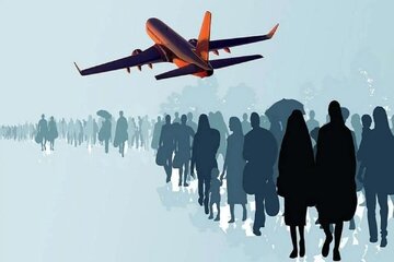 حدود ۵ میلیون ایرانی در خارج از کشور زندگی می‌کنند