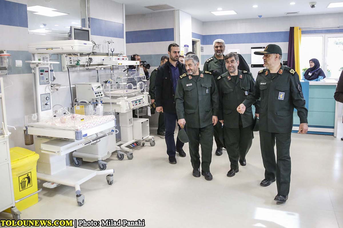 افتتاح بزرگترین بیمارستان نیروی دریایی سپاه در شیراز با حضور سردار جعفری/ عکس: میلاد پناهی
